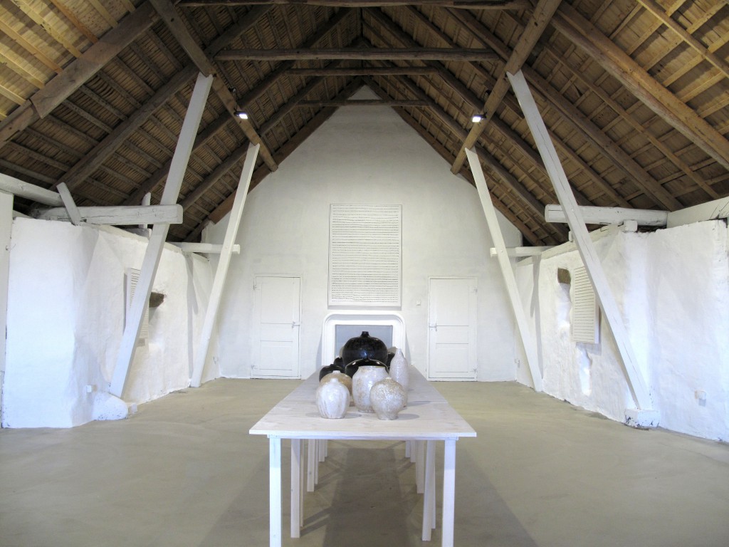 Installationsbild från utställningen med Gösta & Viveka Wallmark.