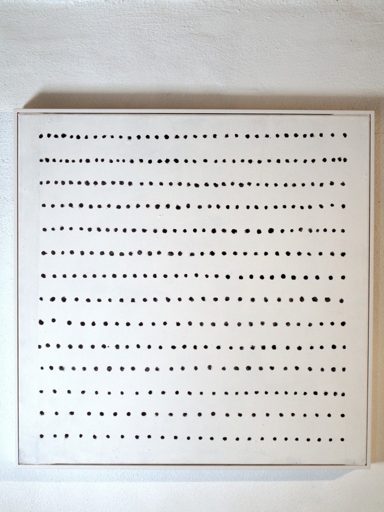 Gösta Wallmark - Vila, 2016, akryl på duk, 60 x 60 cm.